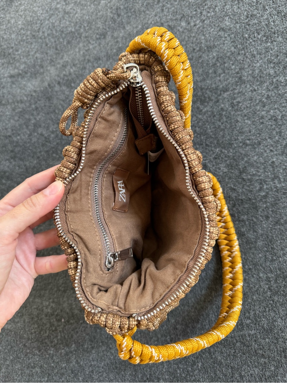 ZARA ROPE SHOULDER BAG - Picture 10 of 12